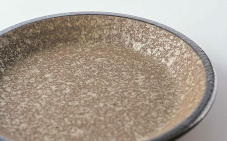 【美濃焼】 チグ 15cm 小皿 茶 箱入り 4枚セット 78193495 瑞浪市 / やまに 取り皿 食器 プレート [AZCR021]