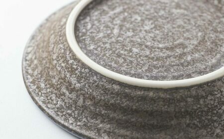 【美濃焼】 チグ 15cm 小皿 黒 箱入り 4枚セット 78193496 瑞浪市 / やまに 取り皿 食器 プレート [AZCR022]