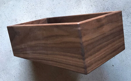 ティッシュボックス ブラックウォールナット / ティッシュボックス ティッシュ箱 ティッシュケース ウォールナット インテリア 雑貨 木製 / 瑞浪市 / Factory Kakamu [AZBZ003]