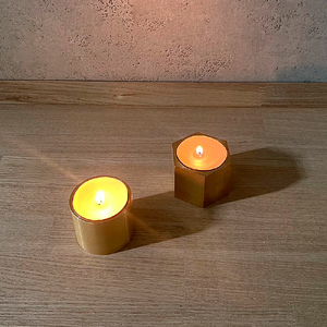 キャンドルホルダー　ゴールド CTSH LIGHT. キャンドルホルダー＜HEXAGON＞ 瑞浪市 / ジオニック