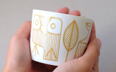 【美濃焼】　カップ ペアセット ＜BIRDS' WORDS / UNITY＞ YUYA CUP ダークイエロー × ブルー 瑞浪市 / FLYWAY [AZCC021]