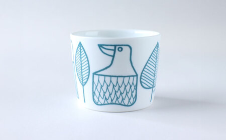 【美濃焼】　カップ ペアセット ＜BIRDS' WORDS / UNITY＞ YUYA CUP ダークイエロー × ブルー 瑞浪市 / FLYWAY [AZCC021]