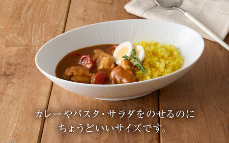 【美濃焼】 miyama.のカレーとパスタのうつわ クリース 白磁 2個 [AZCM052] 食器 皿 プレート