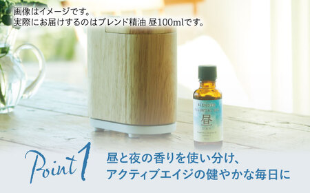 【12/24までの決済で年内発送】ブレンド精油 昼-DAY- 100ml 瑞浪市 / 生活の木 瑞浪ファクトリー直送 エッセンシャルオイル アロマ [AZBE017]