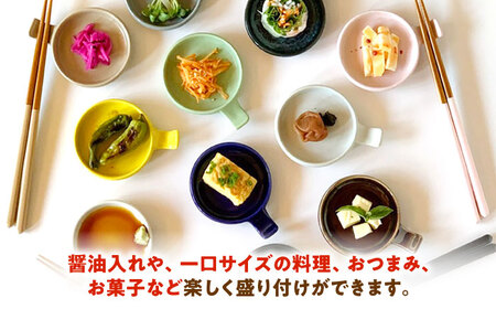 【美濃焼】 手付き丸スプーンレスト 白マット 10cm 同色2枚 瑞浪市 / 窯元ロングアイランド 小皿 おしゃれ 食器 シンプル 箸置き レンジ対応 食洗機対応[AZCU084]