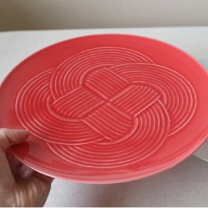 小田陶器の結 -musubi-  25.5大皿　紅白セット【1312020】