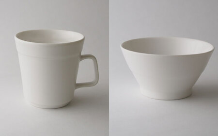 【美濃焼】　新生活のはじまりに miyama. スターターセット 3点 ホワイトマット 瑞浪市 / ミヤマプランニング 食器 プレート マグ ボウル [AZCM024]