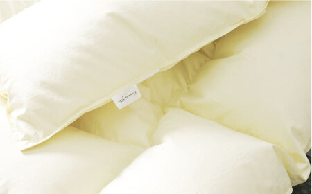 ふっくらボリュームタイプ 羽毛 掛ふとん (シングルサイズ) 釜戸ふとんオリジナル 瑞浪市 / 釜戸ふとん [AZAR002]