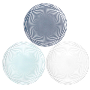 【美濃焼】 さざなみ 24丸皿 ホワイト 2枚セット 瑞浪市 / 小田陶器 JS企画 皿 お皿 プレート 食器 [AZAZ067]