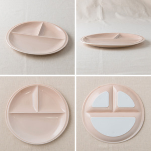 美濃焼】 ランチプレート titto 丸 ピンク 2枚セット 瑞浪市 / JS企画