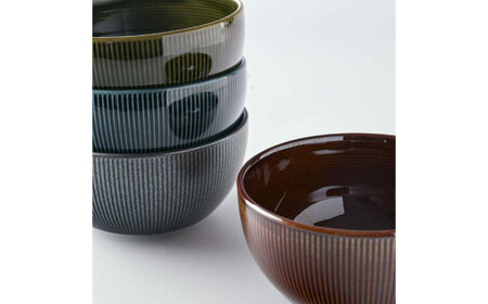 【美濃焼】 asumi(彩澄) 11.5cm サラダボウル 箱入り 4色セット 78193499 瑞浪市 / やまに 食器 小鉢 リサイクル [AZCR019]