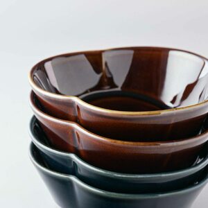 【美濃焼】 asumi(彩澄) 13cm 花型小鉢(大) 箱入り 4個セット 78193498 瑞浪市 / やまに 食器 皿 リサイクル [AZCR018]