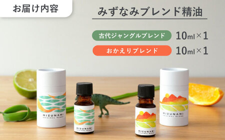 みずなみ ブレンド精油 2種セット 古代ジャングル × おかえり 瑞浪市 / 生活の木 瑞浪ファクトリー直送 エッセンシャルオイル アロマ [AZBE023]