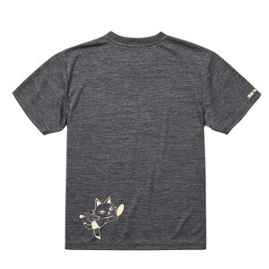 JTTA公認　卓球ユニフォーム【男女兼用(ドライ):Mサイズ】ねこ　チャコール_装飾品・工芸品  洋服 _【1511471】