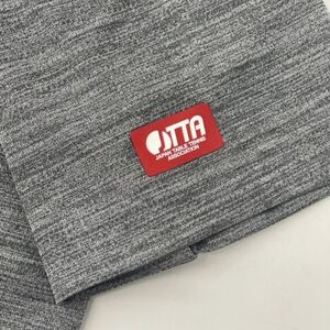 JTTA公認　卓球ユニフォーム【男女兼用(ドライ):Mサイズ】ねこ　チャコール_装飾品・工芸品  洋服 _【1511471】