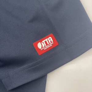 JTTA公認 卓球ユニフォーム【男女兼用(ドライ):Lサイズ】ねこ ネイビー_装飾品・工芸品 洋服 _【1513881】
