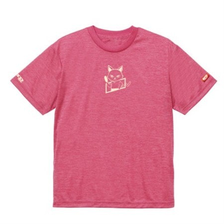 JTTA公認　卓球ユニフォーム【男女兼用(ドライ):140サイズ】ねこ　ピンク_装飾品・工芸品  洋服 _【1514509】
