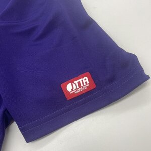JTTA公認　卓球ユニフォーム【男女兼用(ドライ):160サイズ】ねこ　パープル_装飾品・工芸品  洋服 _【1515167】