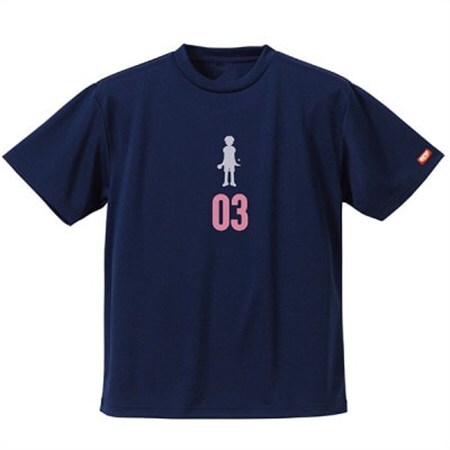JTTA公認　卓球ユニフォーム【男女兼用(ドライ):Mサイズ】プレイヤー　03　ネイビー_装飾品・工芸品  洋服 _【1524638】