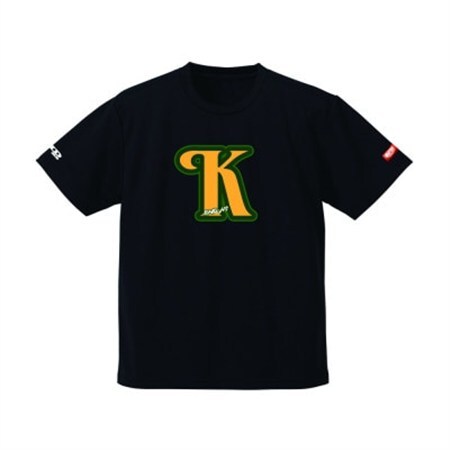 JTTA公認　卓球ユニフォーム【男女兼用(ドライ):Mサイズ】アルファベット　K　ブラック_装飾品・工芸品  洋服 _【1566504】