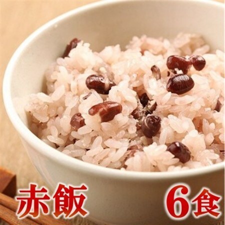赤飯(高山市産「たかやまもち」使用) 6食セット_惣菜・加工品 _【配送不可地域:離島】【1566662】