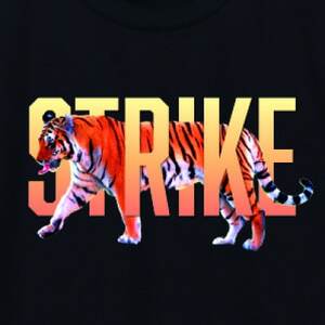 JTTA公認　卓球ユニフォーム【男女兼用(ドライ):XLサイズ】タイガー　ブラック_装飾品・工芸品  洋服 _【1578652】