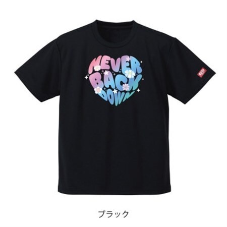 JTTA公認　卓球ユニフォーム【男女兼用(ドライ):150サイズ】ネバーバックダウンA　ブラック【1658507】