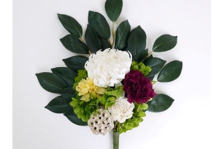 C055 仏花 響雅 プリザーブドフラワー 岐阜県羽島市 ふるさと納税サイト ふるなび