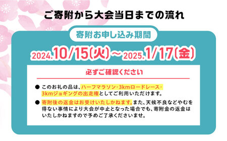 第22回恵那峡ハーフマラソン大会出走権（１組分）/ マラソン 恵那峡 出走券 ロードレース / 恵那市 / 恵那峡ハーフマラソン大会実行委員会[AUEY001]