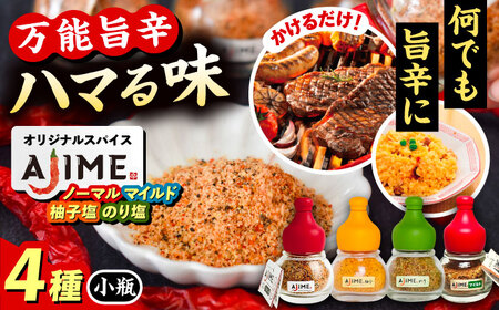 LGASIAオリジナルスパイスAJIME 4種セット（ノーマル・柚子塩・のり塩・マイルド）【スピード配送】/ 恵那市 / ＭＡＣ [AUDM042]