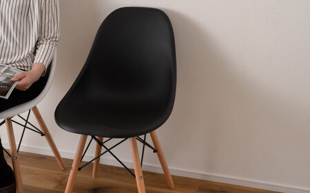 椅子 デザインチェア ルイス ブラック[AUAD047]チェア