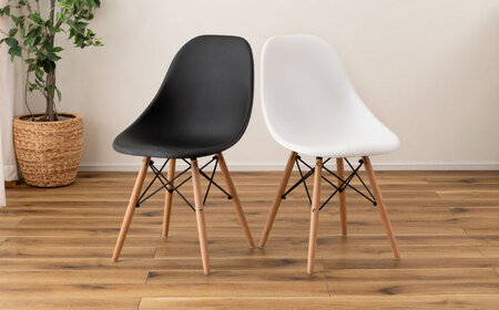 椅子 デザインチェア ルイス ブラック[AUAD047]チェア