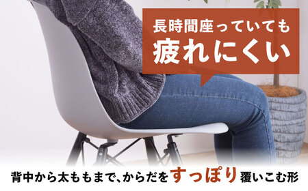 椅子 デザインチェア モノトーン グレー 1脚[AUAD054]ダイニングチェア