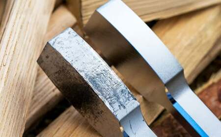 ステンレス製キャンプ用ハンマー『戦棍』1本(ペグ抜き『打刀』1本付属) | 福善刃物工業 アウトドア用品 キャンプ用品 ペグ 薪割り M40S39