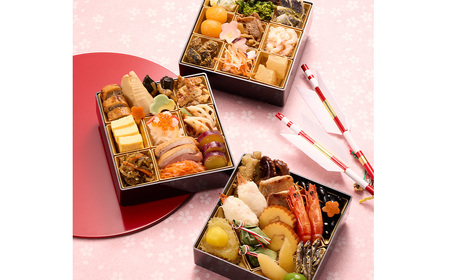 日本橋OIKAWA監修「春望」三段重 （ 約2名様用 ・ 38品目 ・ 和風  おせち ） | 合同会社コネクトライン お節 おせち料理 三段 おせち料理2026 おせち2026 冷凍