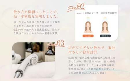 nude for 低水圧住宅用シャワーヘッド 美濃加茂市限定オリジナルカラー Kaki シャワーヘッド マイクロ ナノバブル シャワー 低水圧 住宅用 節水 バス用品 ギフト プレゼント オリジナルカラー