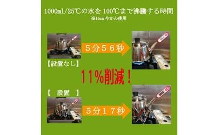 ガスコンロ用 省エネアイテム 1個 φ75～300×H105 魔法のクラウン 家庭用 ステンレス 五徳 熱効率アップ 時短調理 光熱費 防風プレート 便利 節約 キッチン用品 調理器具 小物 雑貨 日本製 岐阜県 美濃加茂市 送料無料
