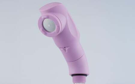 マイクロナノバブルシャワーヘッド laqua Pico(ラクアピコ) milk | フクシマ化学 マイクロ ナノバブル 節水 ペット バス用品