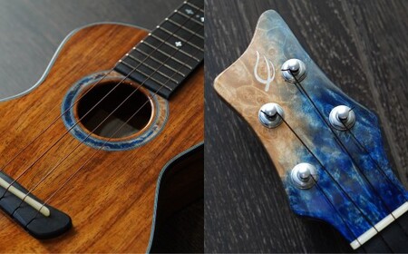 【Leaf Instruments】 ウクレレ 「照り葉」 コンサート サイズ ハワイアンコア | 楽器 弦楽器 音楽 ウクレレコンサート ハードケース付き