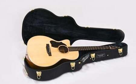 【左用アコースティックギター】K.Yairi VINCENT VM-9c-LH | ハードケース付き ギター 楽器 弦楽器 音楽 左利き