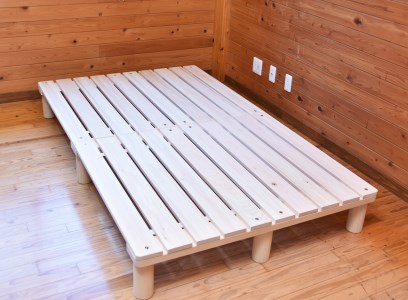 M296S01 ひのきベッド『かおりちゃん』ベーシック ダブル