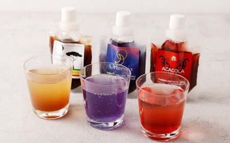 カラフル クラフトコーラ シロップ 100ml 飲み比べ 3種類セット（フェアトレードコーラ、オルテンシア、ACACOLA）| 東和組立 クラフトコーラ コーラ 飲料 シロップ ギフト M12S66