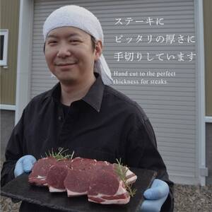 ハンターが営む鹿肉加工工場の「上川えぞ鹿肉 ロースステーキ」500g【4000】【配送不可地域：離島】【1566577】
