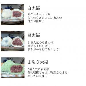 【北海道上川町】もちごやマム 手づくり大福ギフトボックス 6種類12個入り【配送不可地域:離島】【1611253】