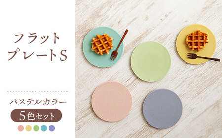 美濃焼】フラットプレート S パステルカラー 5色 セット【隆成】美濃焼