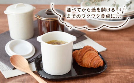 【美濃焼】茶碗蒸し 和カフェスタイル ジャポネココット3色セット【EAST table】タパス 料理 ココット オーブン料理 耳つき デザート スフレ カップ 陶磁器 陶器 美濃焼 耐熱 オーブン可 ココット かわいい おしゃれ[MBS114]