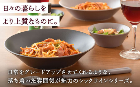 【美濃焼】シックライン シンプルモダンなペアセット【見谷陶器】食器 皿 ワンプレート ランチ プレート 美濃焼 食器 ソーサー お皿 中皿 さら おしゃれ キッチン用品 プレート 国産 日本製 国内産 おしゃれ シンプル モダン 取り皿 セット[MCG026]