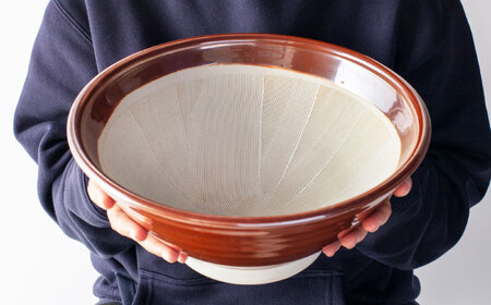 【美濃焼】ノンスリップすり鉢 10号【TOKI MINOYAKIチャレンジショップ／丸利玉樹利喜蔵商店】食器 調理器具 すりばち とろろ ソース 薬味 離乳食 大きめ お祝い お正月 シンプル おしゃれ 美濃焼 日本製 送料無料 [MEE053]