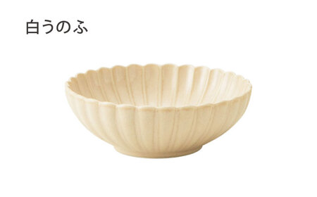 【美濃焼】菊型 取り鉢 4色セット【大東亜窯業】 食器 鉢 ボウル デザート サラダ スープ サラダボウル シンプル ホワイト ブルー 白 青 セット [MAG090]
