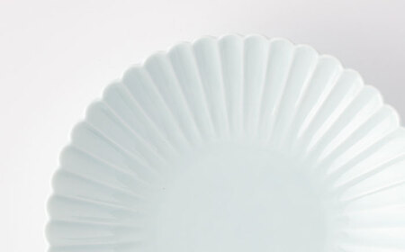 【美濃焼】菊型 皿 2枚セット 青磁【大東亜窯業】 食器 皿 プレート ペア 取皿 メインディッシュ シンプル ブルー 青 水色 セット [MAG092]